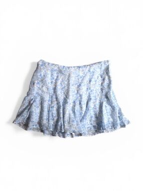 Hollister Ultra High-Rise Floral Print Mini Skirt with Shorts Size L